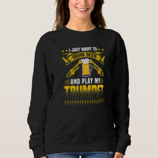 Trumpet and Beer Jazz Music   T Shirt