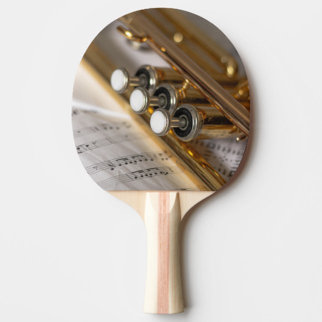 Trumpet and Lakan Music Brass Instrument Pingisracket (Framsidan)