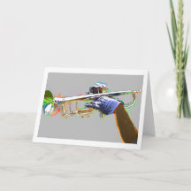 Trumpet är markerat i Psychedelic Färg