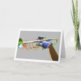 Trumpet är markerat i Psychedelic Färg Kort