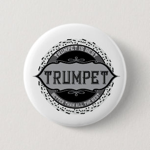 Trumpet Best Music Note Circle Knapp
