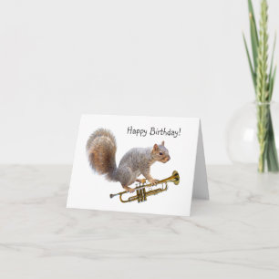 Trumpet Birthday Card Kort