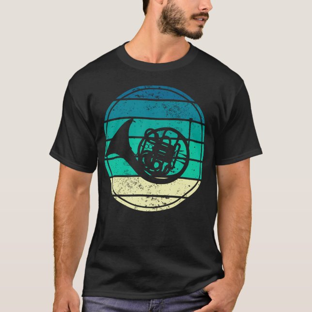 Trumpet Bleckinstrument T Shirt (Framsida)