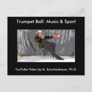 Trumpet Boll: Musik- och sportvykort 7 Vykort