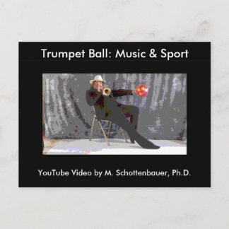 Trumpet Boll: Musik- och sportvykort 7 Vykort