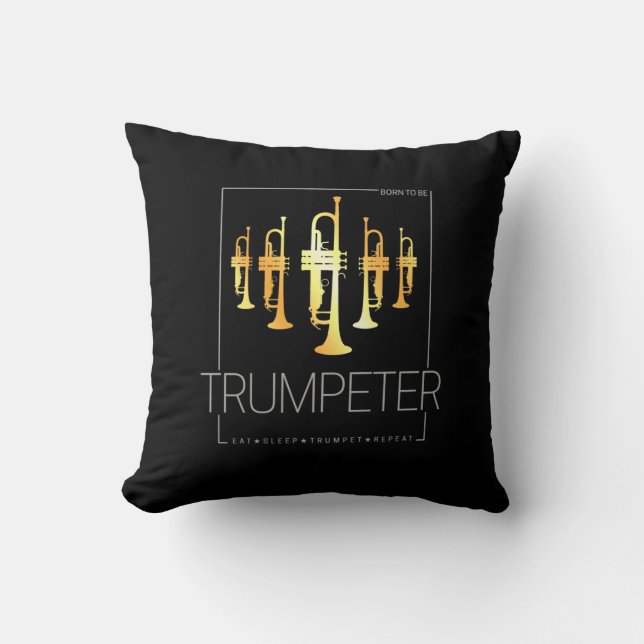 Trumpet Born är en trumpeter för musiker Kudde (Framsida)