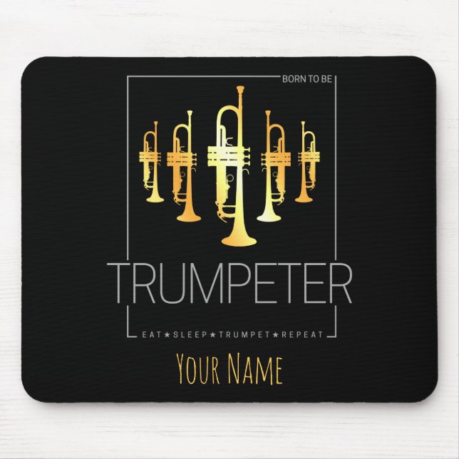 Trumpet Born är en trumpeter för musiker Musmatta (Framsidan)