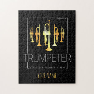 Trumpet Born är en trumpeter för musiker Pussel