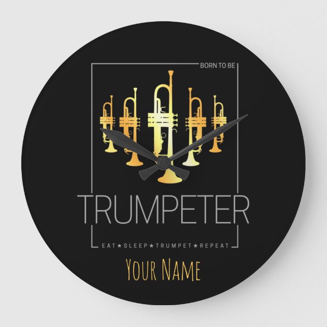Trumpet Born är en trumpeter för musiker Stor Klocka (Framsida)