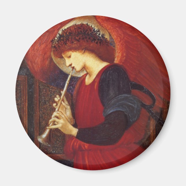 Trumpet, Burne-Jones Fine Art Magnet (Framsidan)