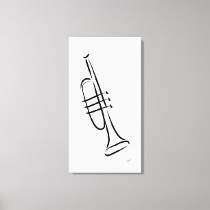 Trumpet Canvastryck
