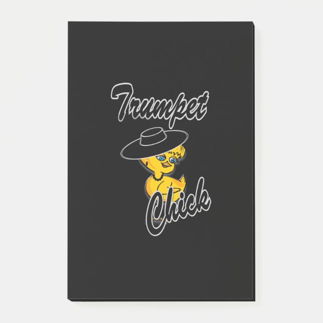 Trumpet Chick #4 Post-it Block (Framsida)
