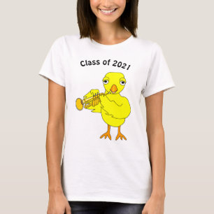 Trumpet Chick Grad T Shirt