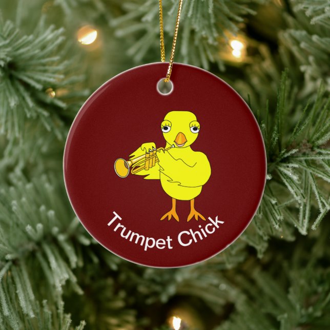 Trumpet Chick Julgransprydnad Keramik (Träd)
