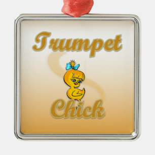 Trumpet Chick Julgransprydnad Metall
