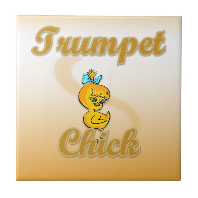Trumpet Chick Kakelplatta (Framsidan)