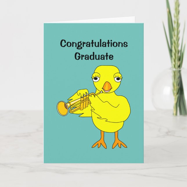 Trumpet Chick Kort (Framsida)