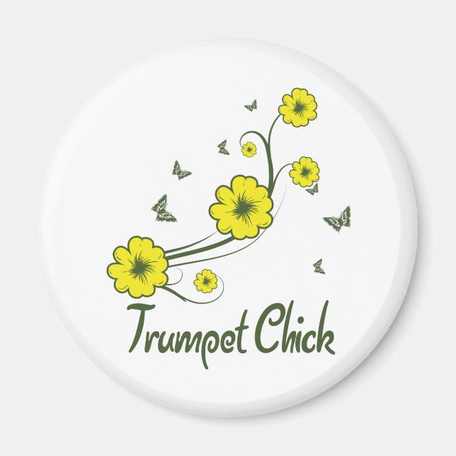 Trumpet Chick Magnet (Framsidan)