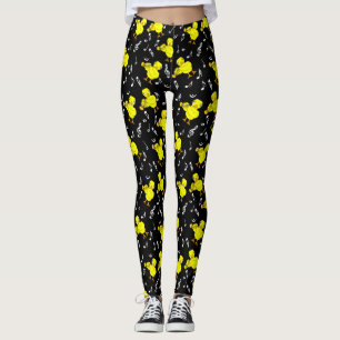 Trumpet Chick Musik noter Leggings