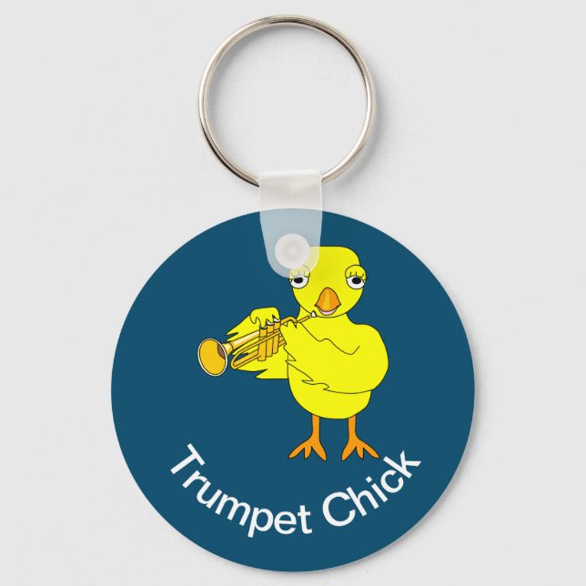 Trumpet Chick Nyckelring (Framsida)