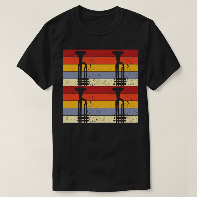 Trumpet Design för vintage T Shirt (Design framsida)