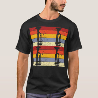 Trumpet Design för vintage T Shirt