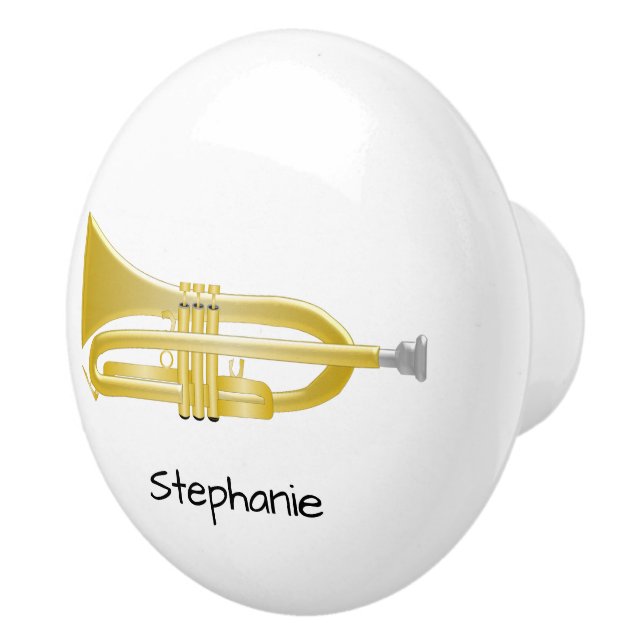 Trumpet Design Personalised Knopp (Höger)
