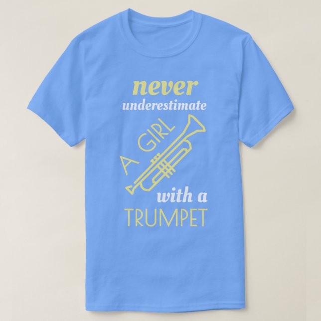 Trumpet Design Woman Sayed T Shirt (Design framsida)