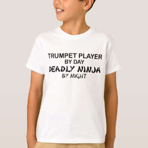 Trumpet dödliga Ninja vid natt T Shirt