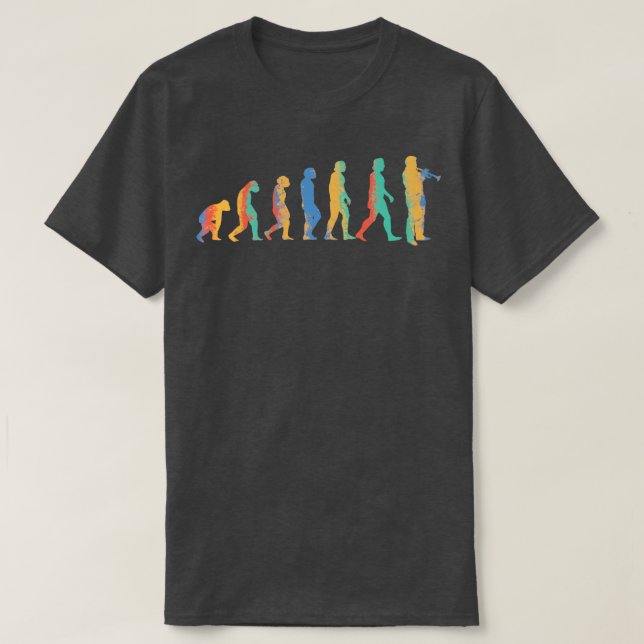 Trumpet Evolution 2 T Shirt (Design framsida)