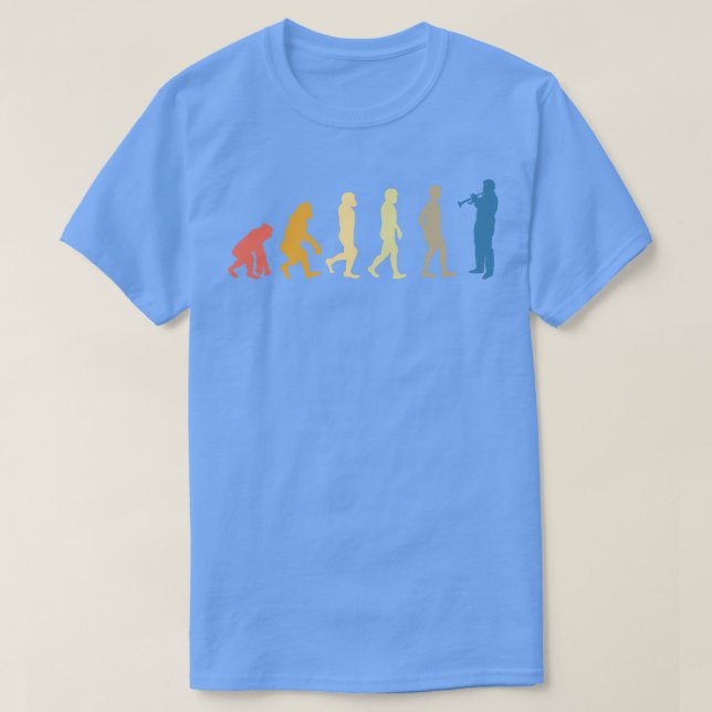 Trumpet Evolution 4 T Shirt (Design framsida)