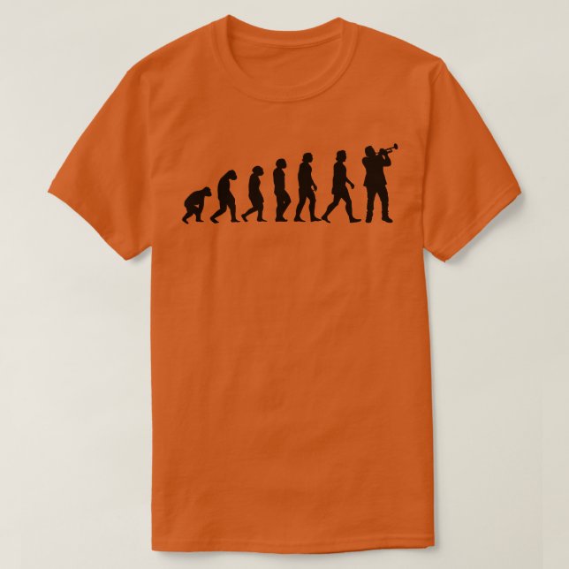 Trumpet Evolution 4 T Shirt (Design framsida)