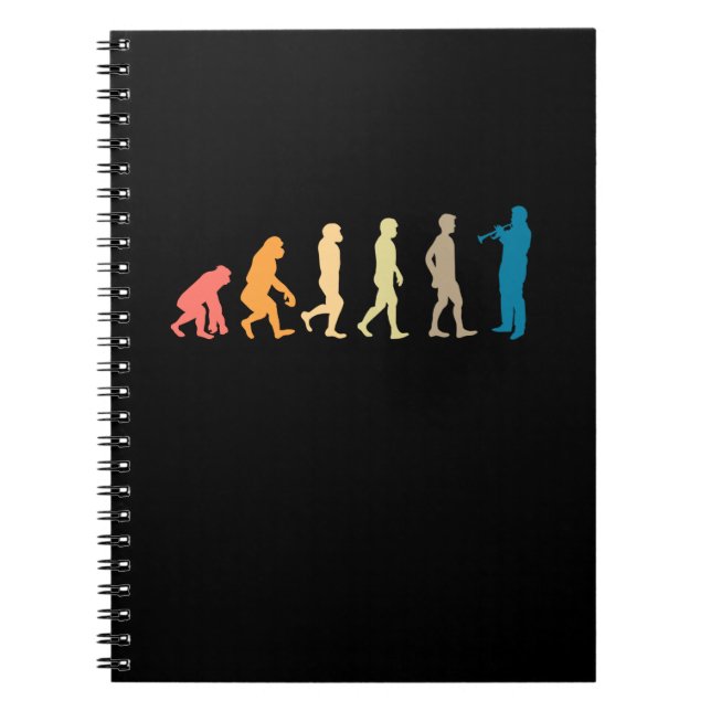 Trumpet Evolution Anteckningsbok (Framsidan)