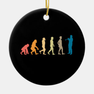 Trumpet Evolution Julgransprydnad Keramik