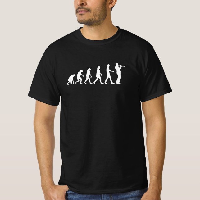 Trumpet Evolution T Shirt (Framsida)