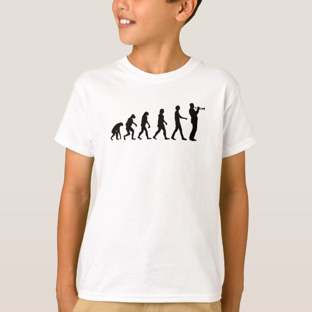Trumpet Evolution T Shirt (Framsida)