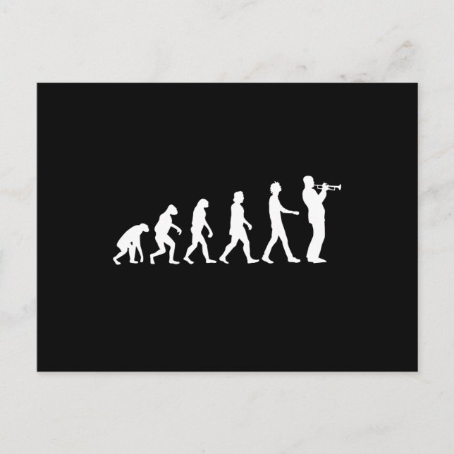 Trumpet Evolution Vykort (Framsida)