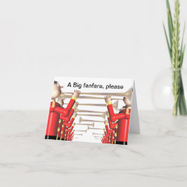 Trumpet fanfare meddelande