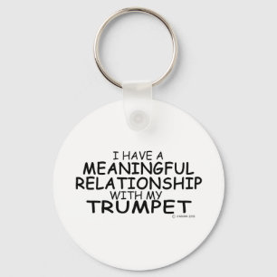 Trumpet för meningsfull relation nyckelring