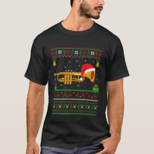Trumpet Fula Jultröja Santa Jazz Musik Tr T Shirt
