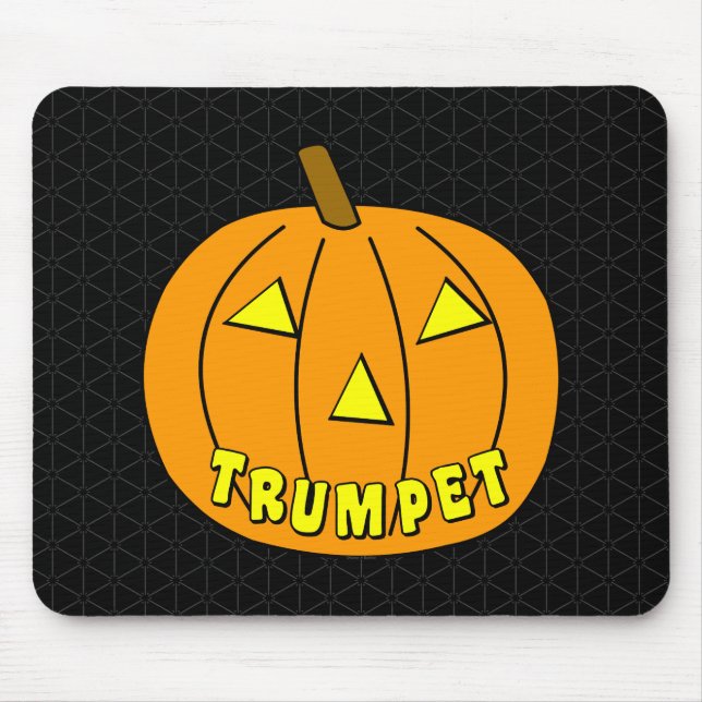 Trumpet Halloween Pumpkin Musmatta (Framsidan)