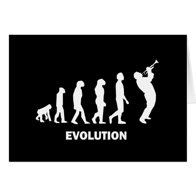 Trumpet Hälsningskort (Framsidan Horizontal)