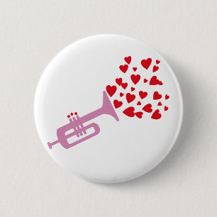 Trumpet Hearts Knapp