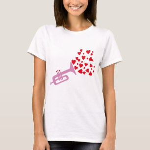 Trumpet Hearts T-shirt