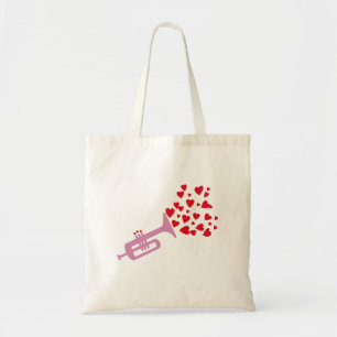 Trumpet Hearts Tygkasse