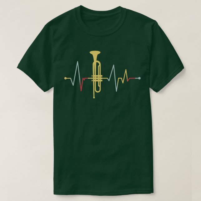 Trumpet Heartslag 5 T Shirt (Design framsida)