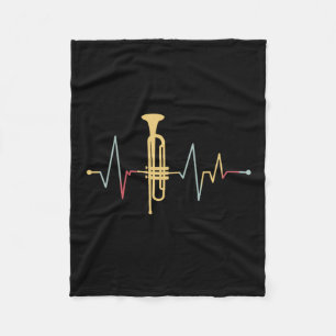 Trumpet Heartslag Fleecefilt