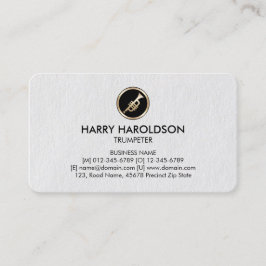 Trumpet Icon Trumpeter Premium BusinessCard Visitkort
