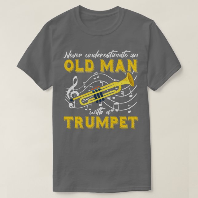 Trumpet Instrument Trumpets Musical Gift T Shirt (Design framsida)