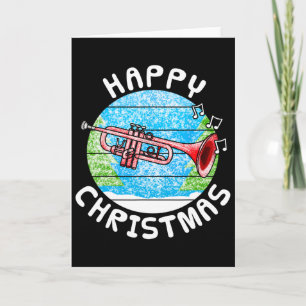 Trumpet Jul Trumpetare Br Musiker Musiklärare Kort